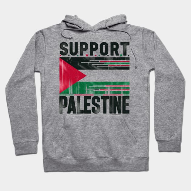 Support Palestine Hoodie by MZeeDesigns